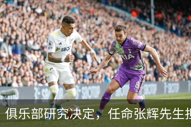 俱乐部研究决定，任命张辉先生担任石家庄功夫足球俱乐部总经理